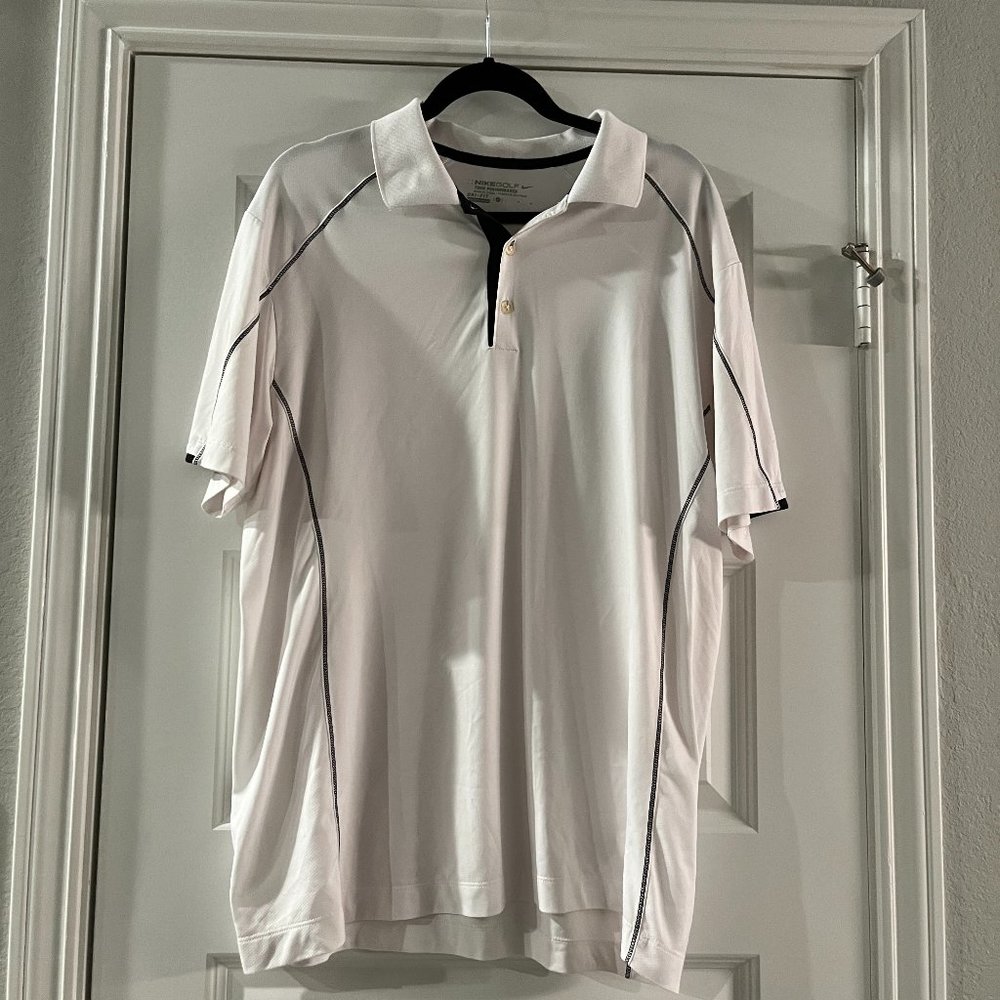 White Nike Golf Tour Performance men's polo
